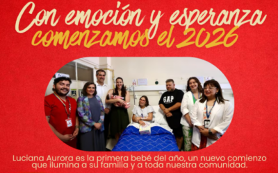 Luciana Aurora, la primera bebé del 2026