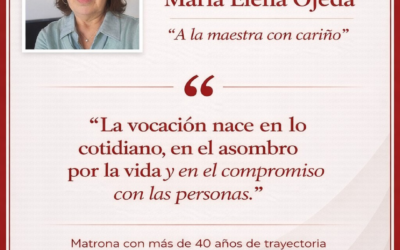 Matrona María Elena Ojeda: A la maestra con cariño