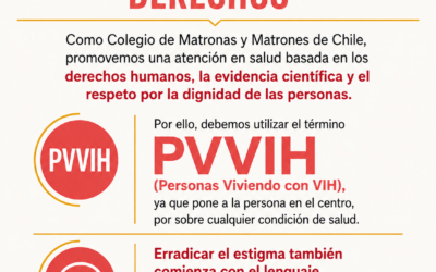 Colegio de Matronas y Matrones de Chile reafirma el uso del término PVVIH y agradece aporte de organización de personas viviendo con VIH